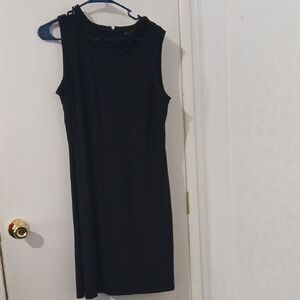 MSK Black Dress with Subtle Stitching